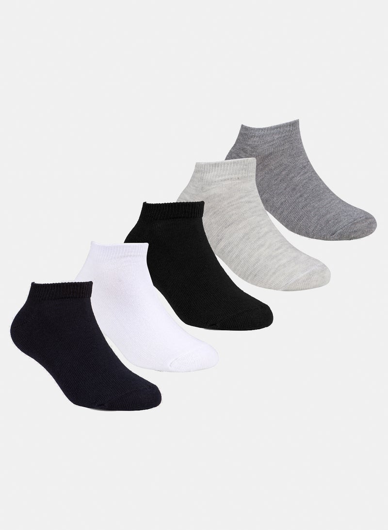 Odds Pack of 5 Lycra Ankle Casual Socks - Image 1